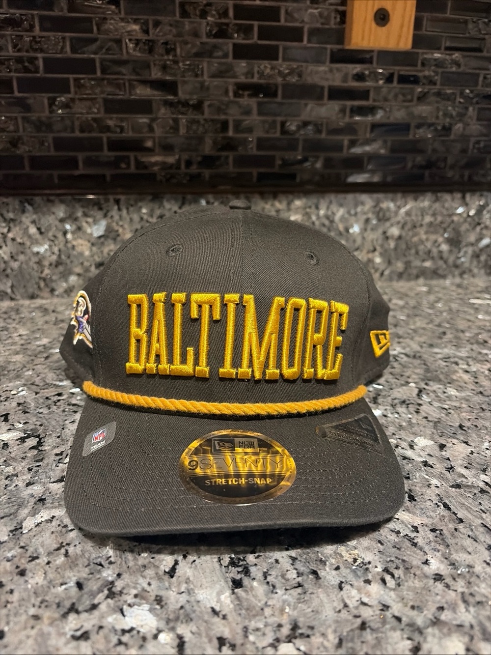 Baltimore Ravens New Era Hat 9SEVENTY Golfer Rope Cap Snap Back NFL NEW